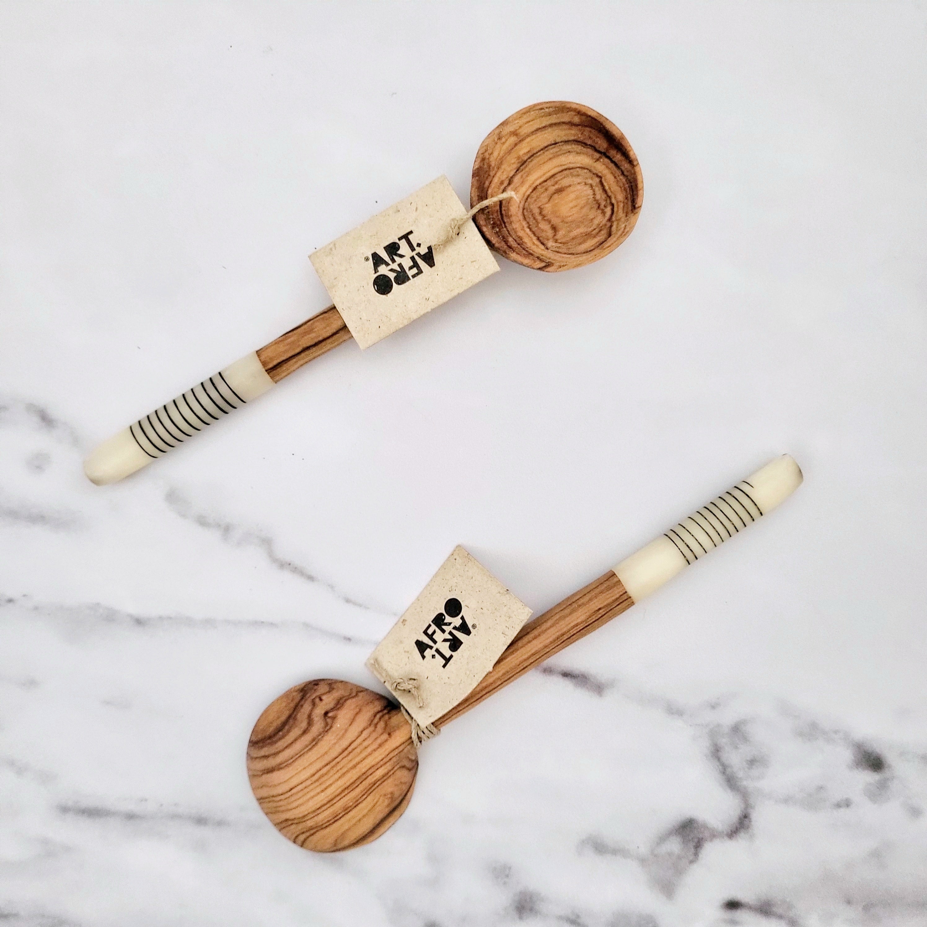 Cuillère bois tige rayures | A World of Craft, Sweden