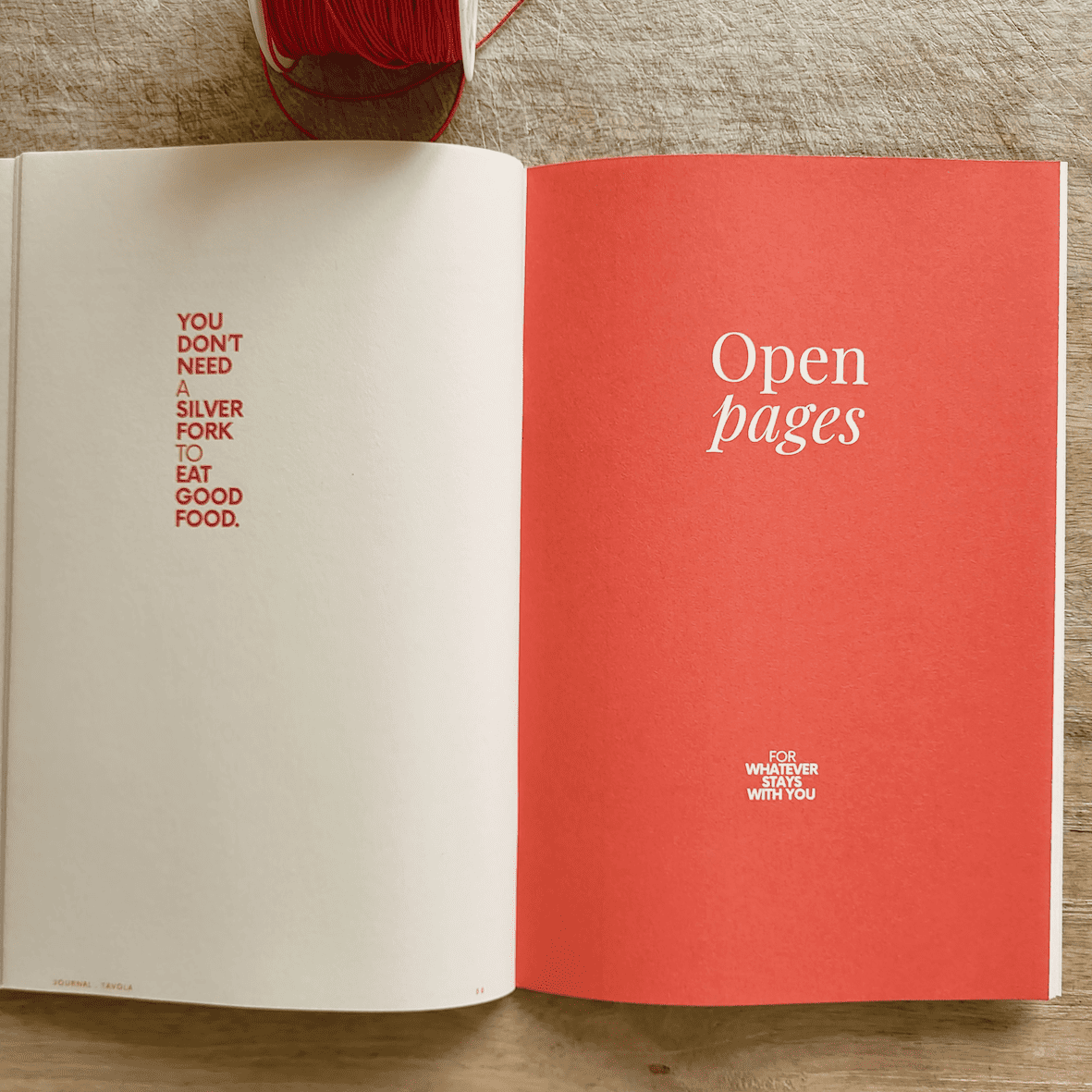 CREATIVE JOURNAL - TAVOLA | ROME